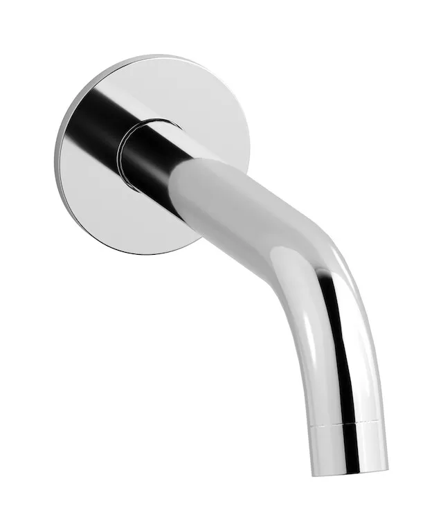 milanotorino tub filler long wall spout with ring