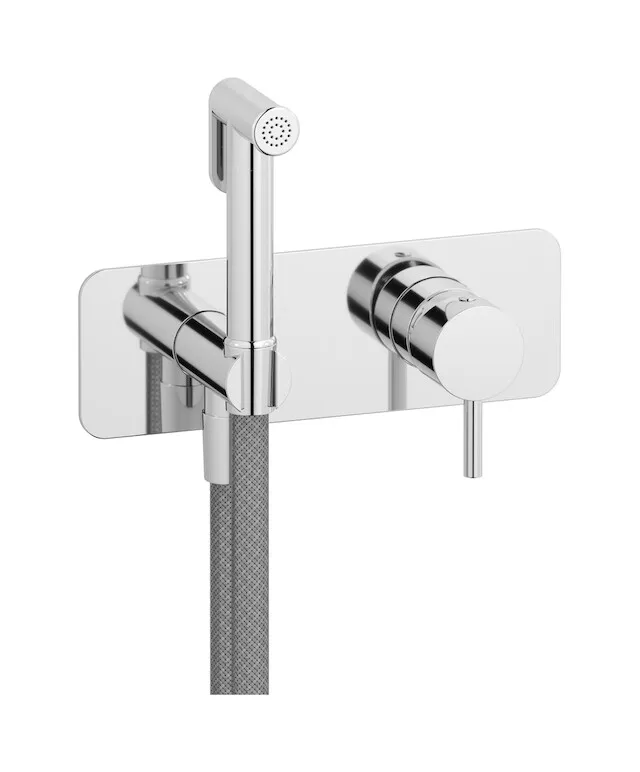 milanotorino exposed parts for bidet spray complete with mixer