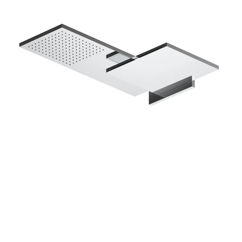 milano double showerhead