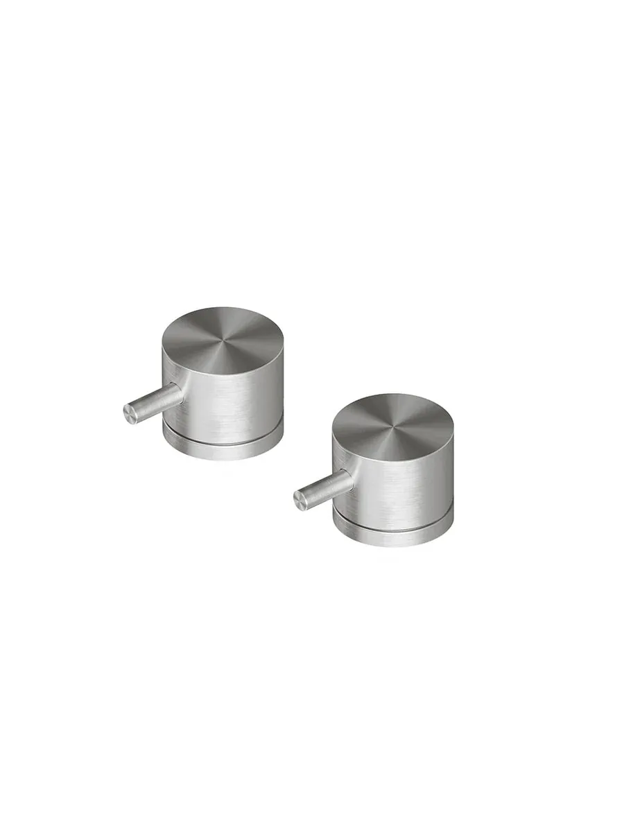 source deck mounted set of 2 shut-off mixing valves