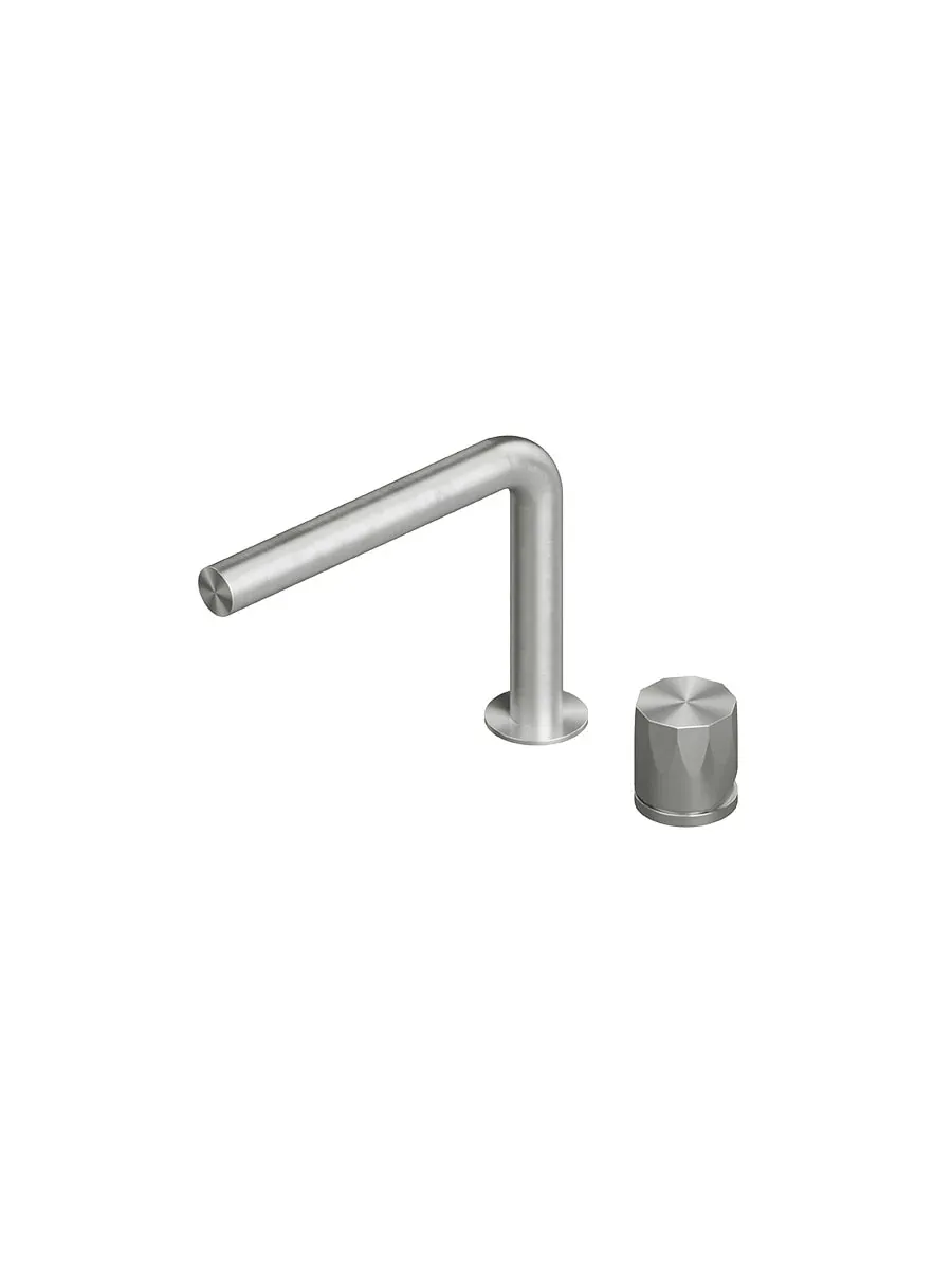 hb two-hole mixer with swivelling spout