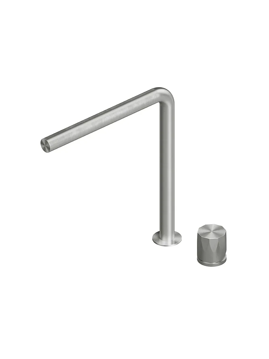 hb two-hole mixer with swivelling spout