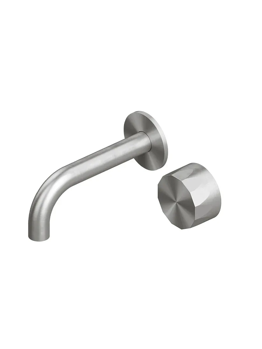 hb wall mounted hydroprogressive mixer with spout