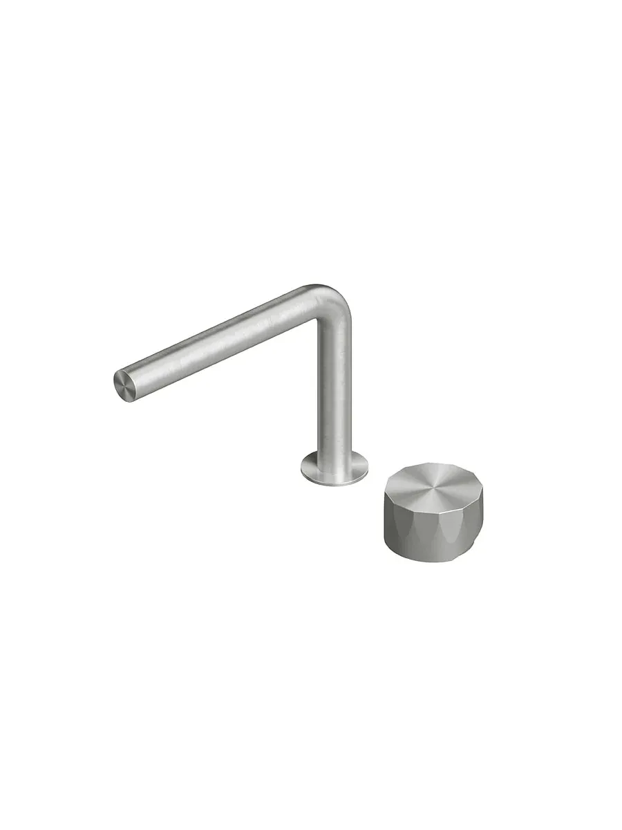 hb two-hole mixer with swivelling spout