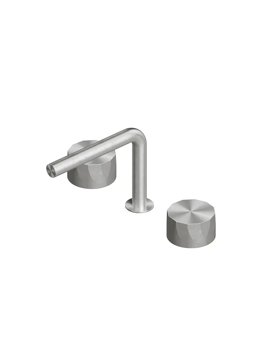 hb three-hole mixer with swivelling spout