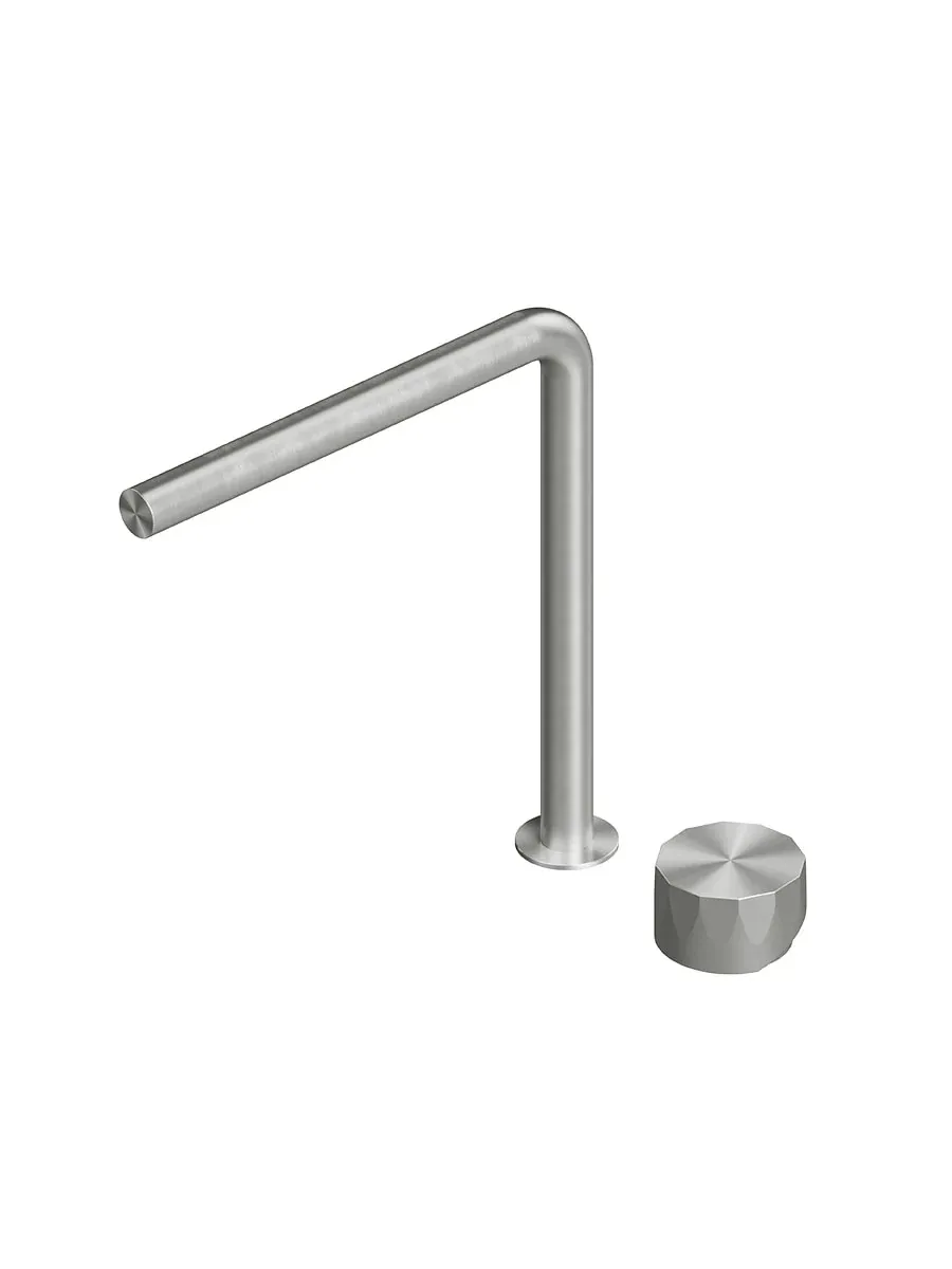 hb two-hole mixer with swivelling spout