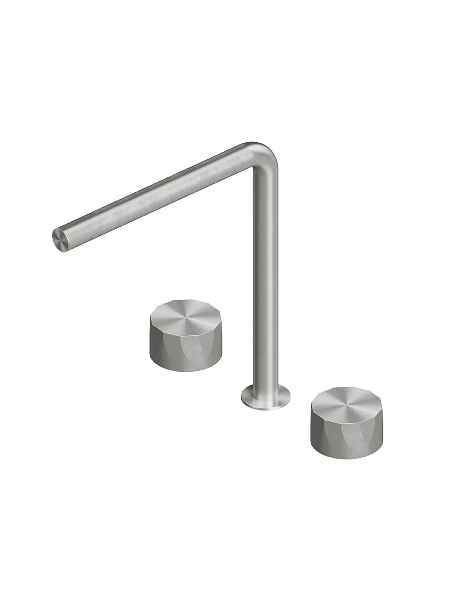 hb three-hole mixer with swivelling spout