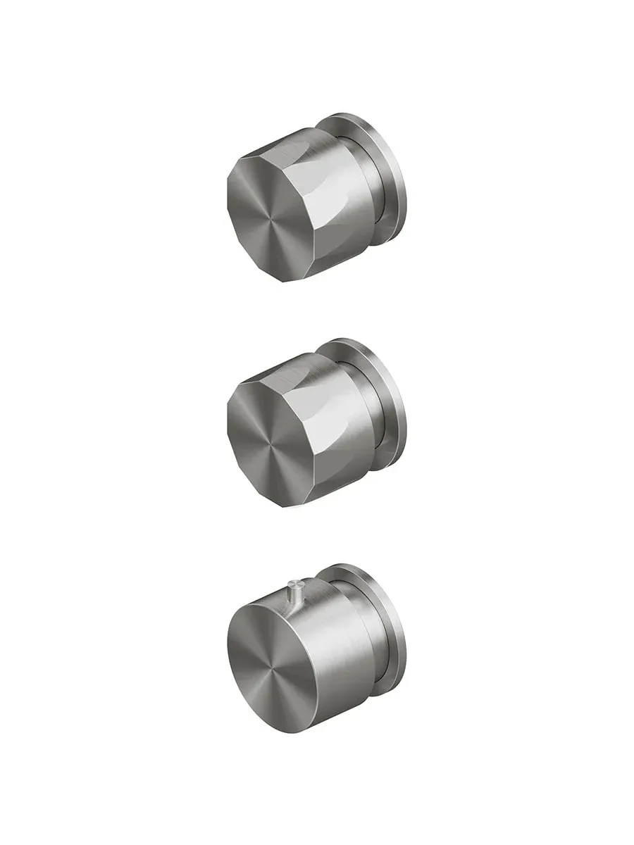 hb thermostatic mixer set with 2 stop-off valve