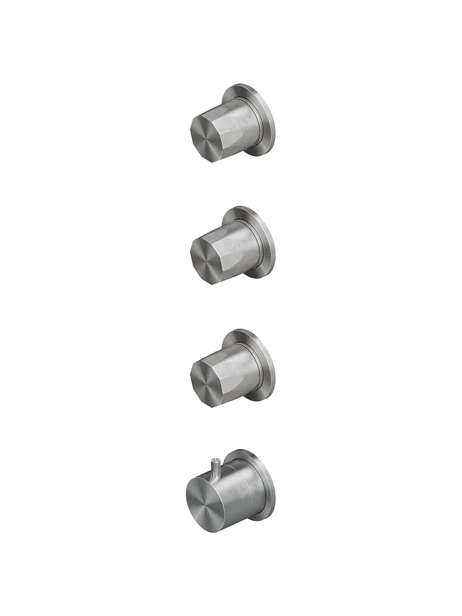 hb thermostatic mixer set with 3 stop-off valve