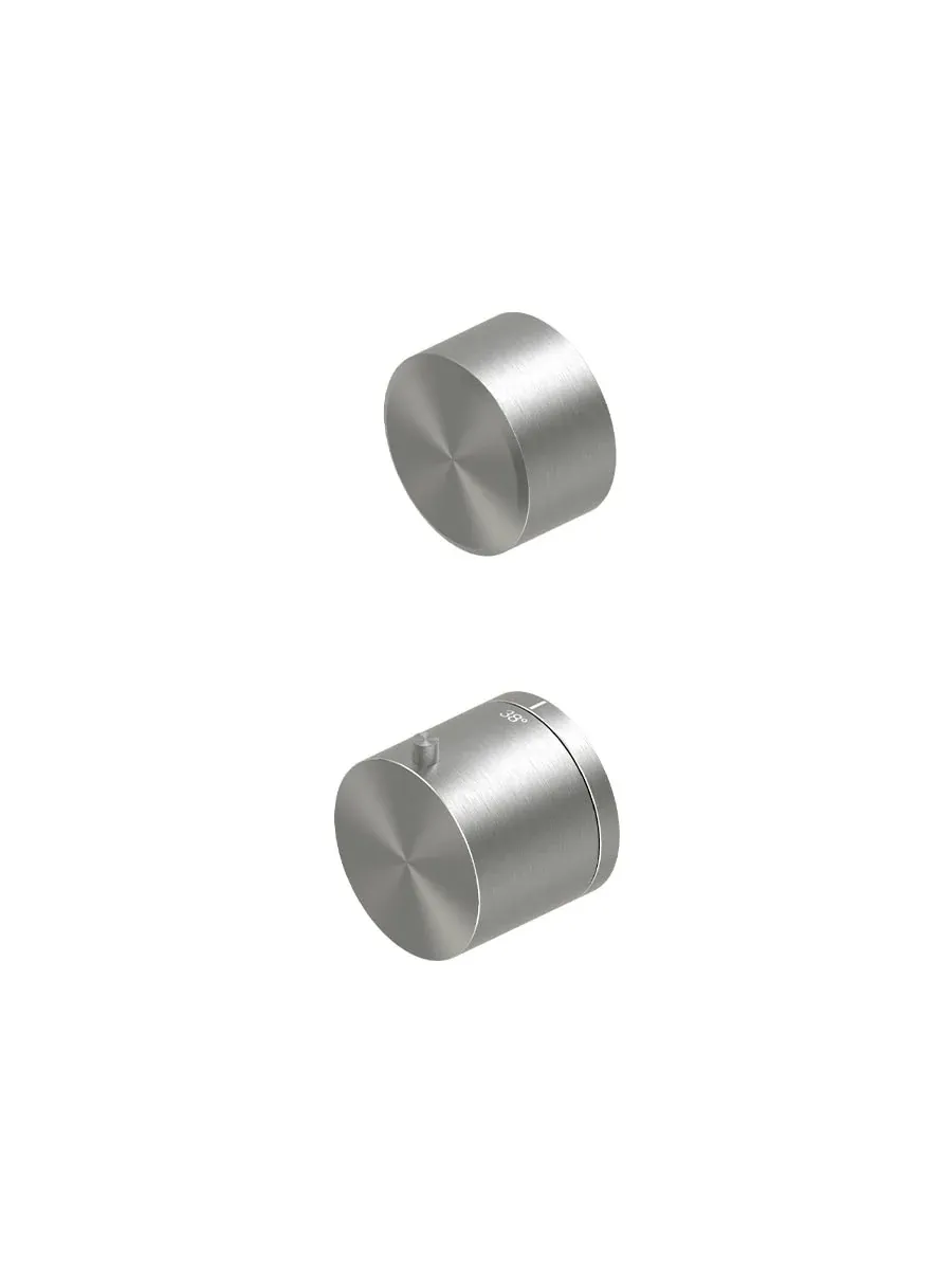 stereo thermostatic concealed mixer with two ways diverter
