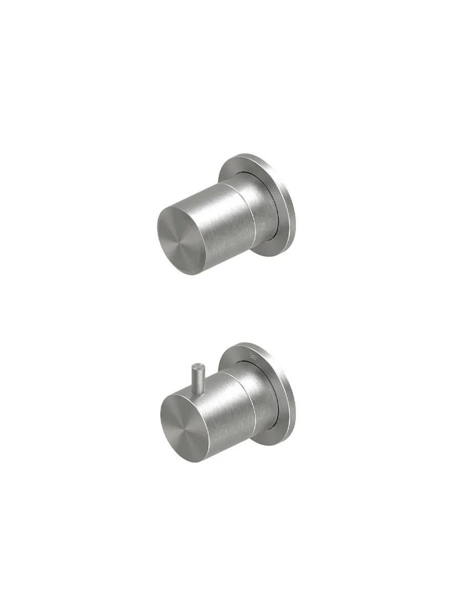 stereo thermostatic concealed mixer with two ways diverter