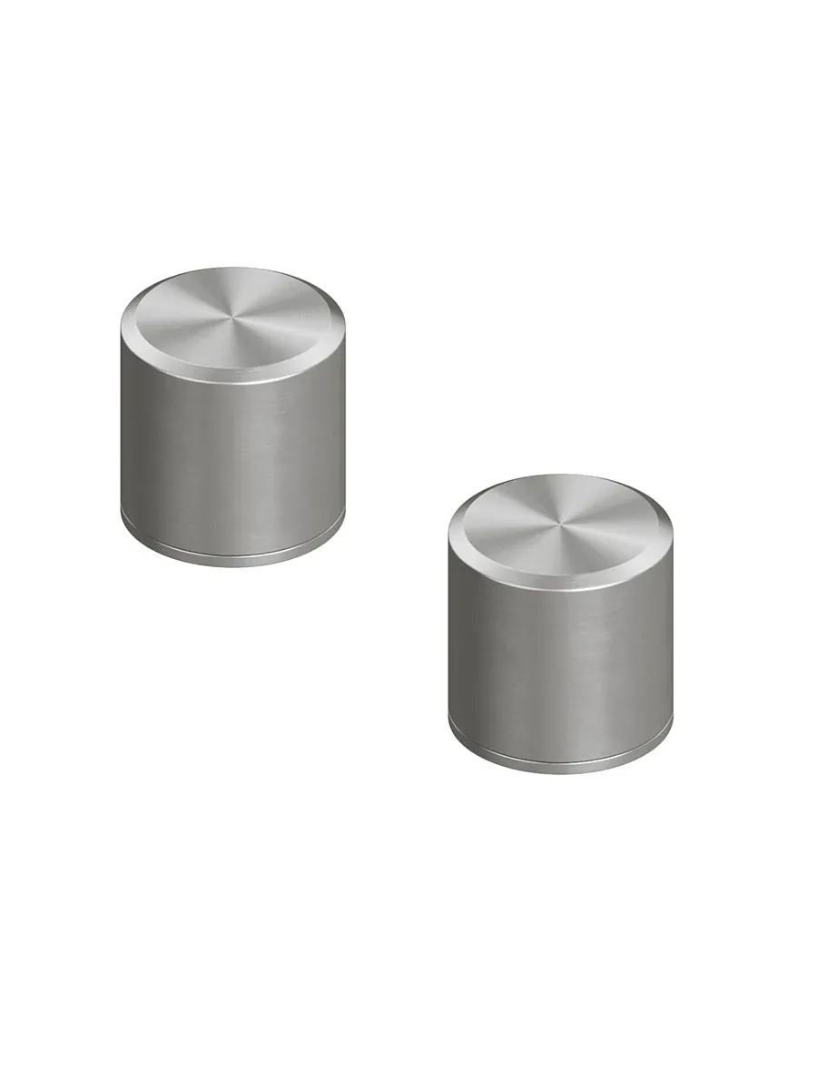 stereo deck mounted set of 2 shut-off mixing valves