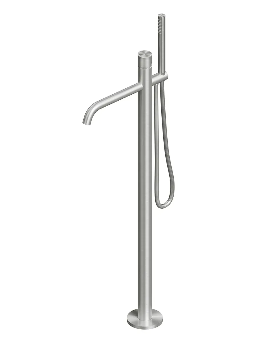 stereo high water flow free-standing mixer for bathtub with hand shower kit