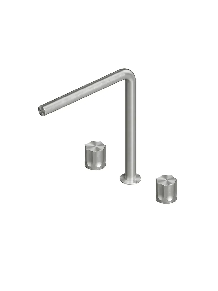 modo three-hole mixer with swivelling spout