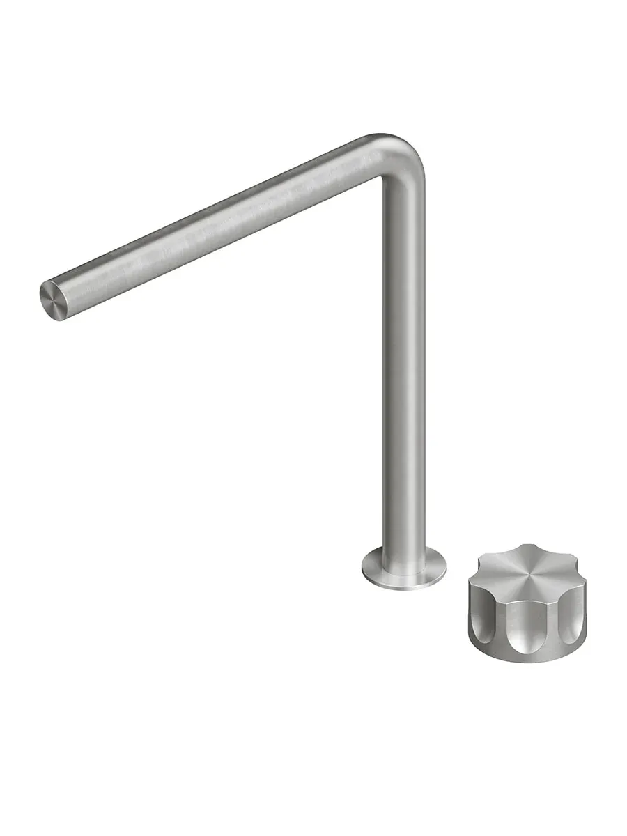 modo two-hole mixer with swivelling spout