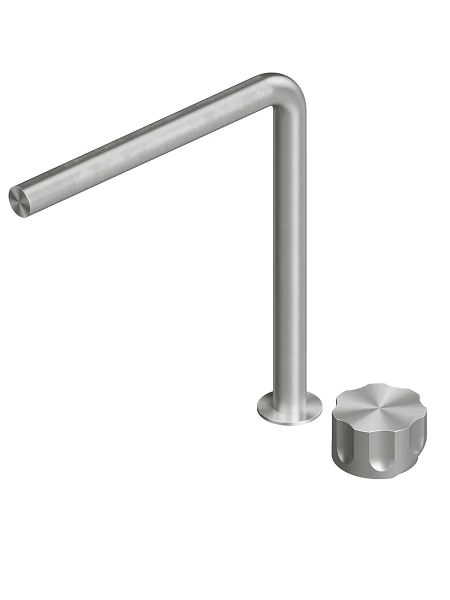 modo two-hole mixer with swivelling spout