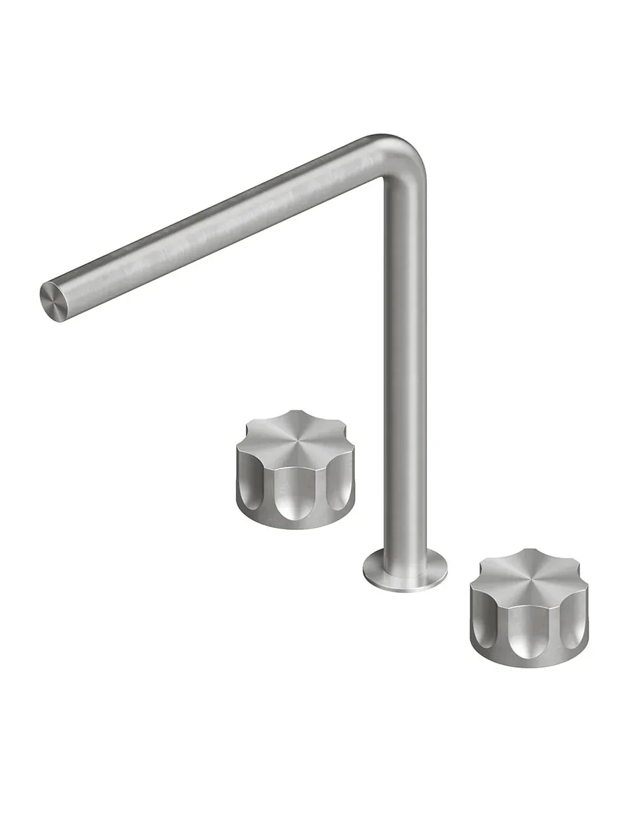 modo three-hole mixer with swivelling spout