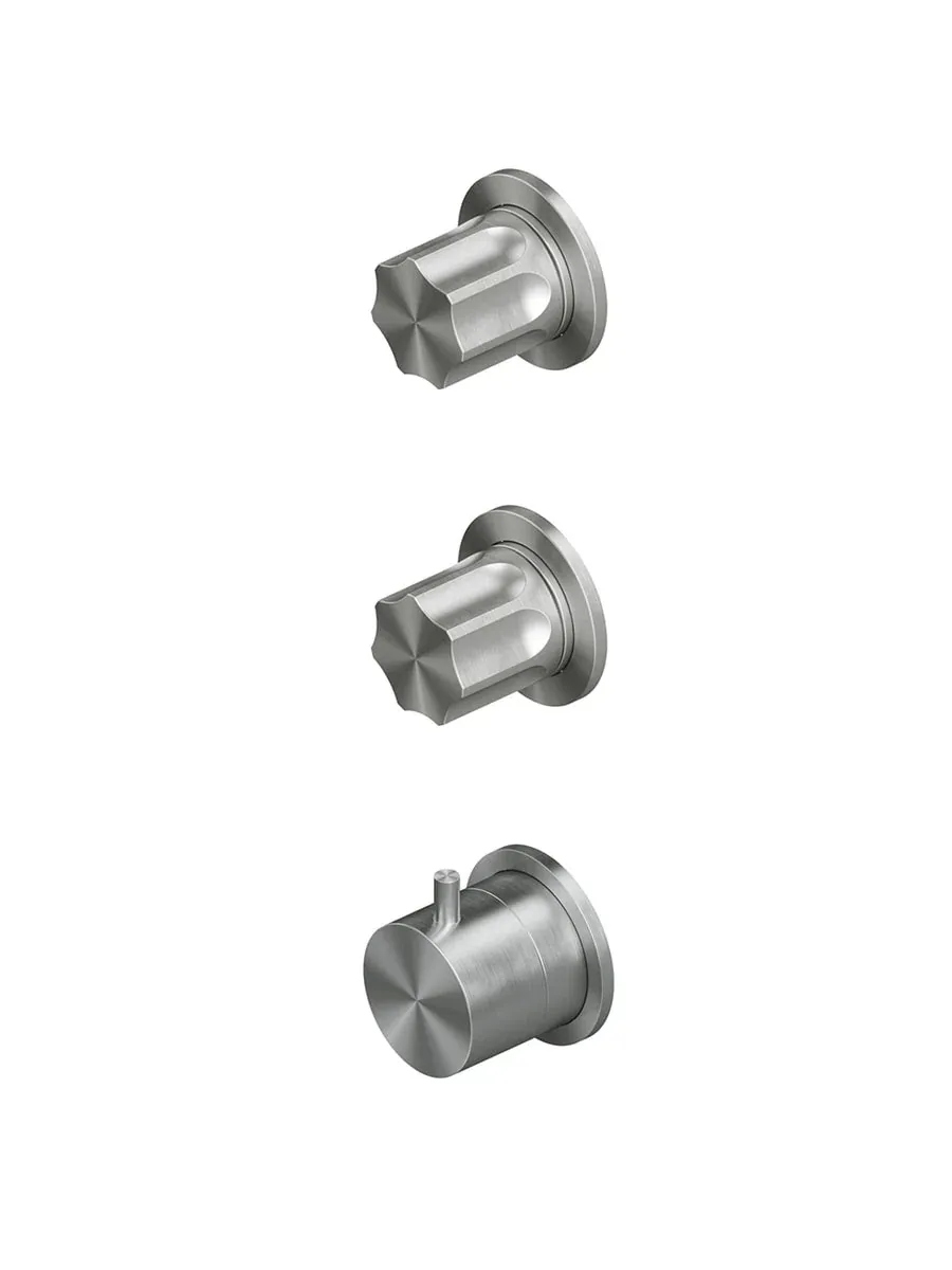 modo thermostatic mixer set with 2 stop-off valve