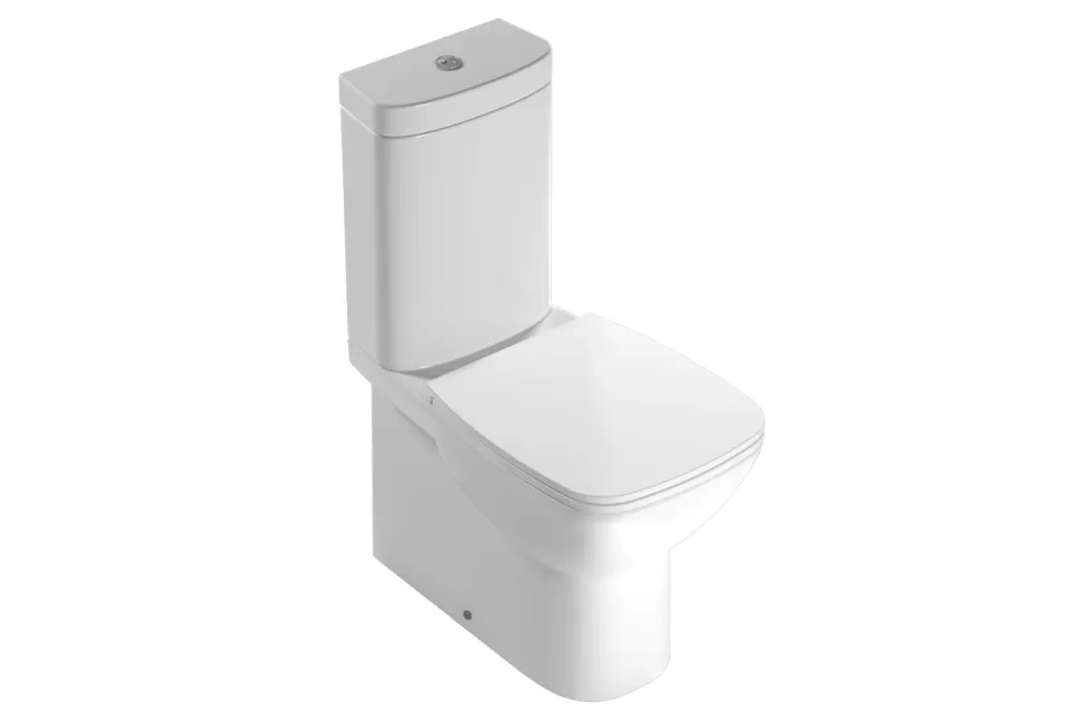 Ceramica Globo daily close couple wc with wall drain, turning into floor drain by means of the pvc pipe
