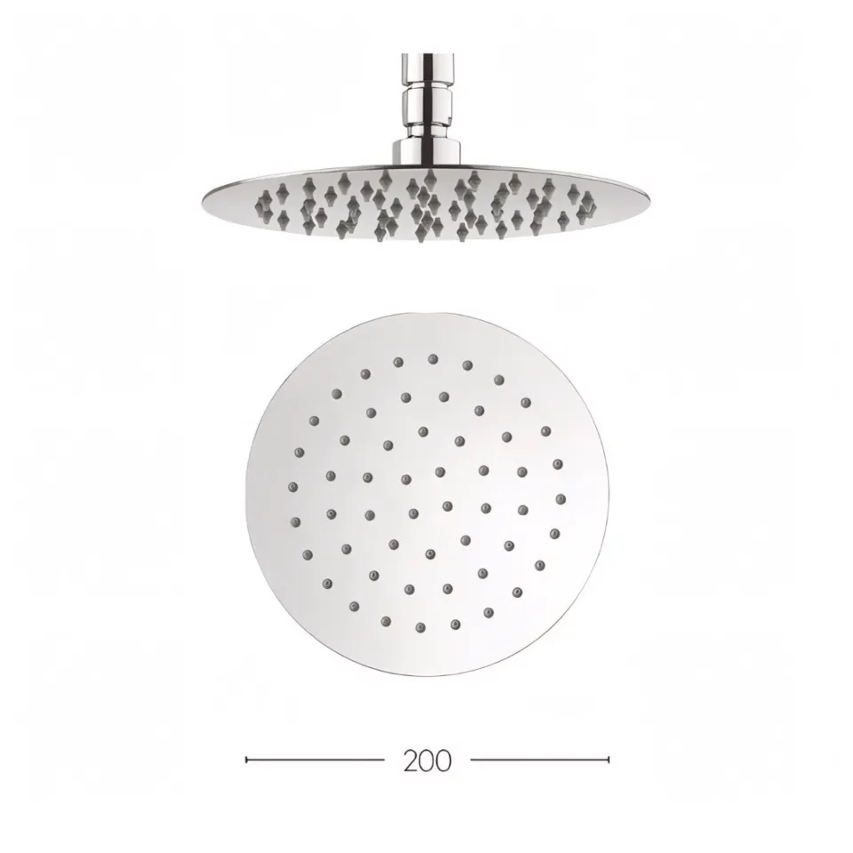 central 200mm shower head