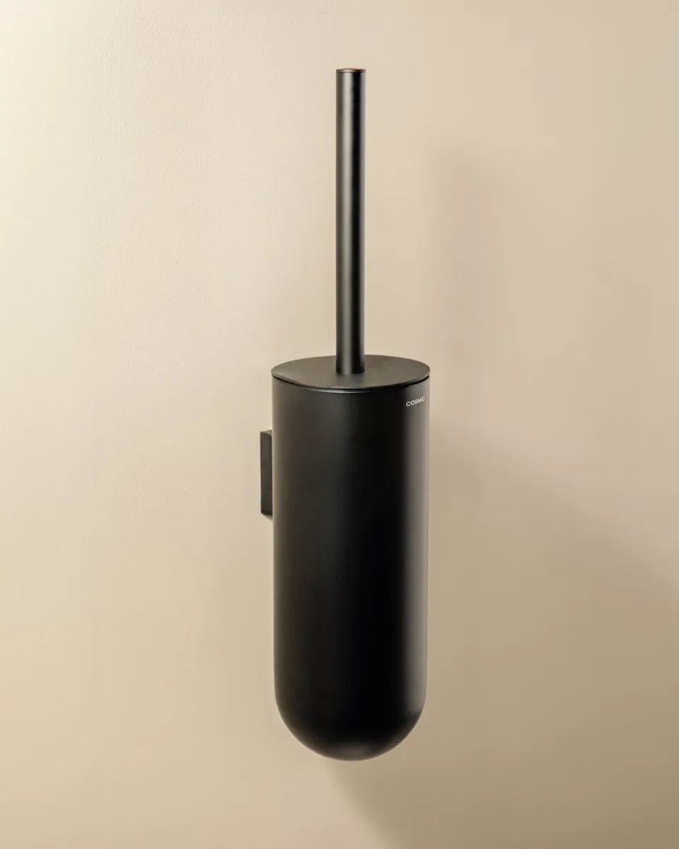 Cosmic geyser wall toilet brush holder