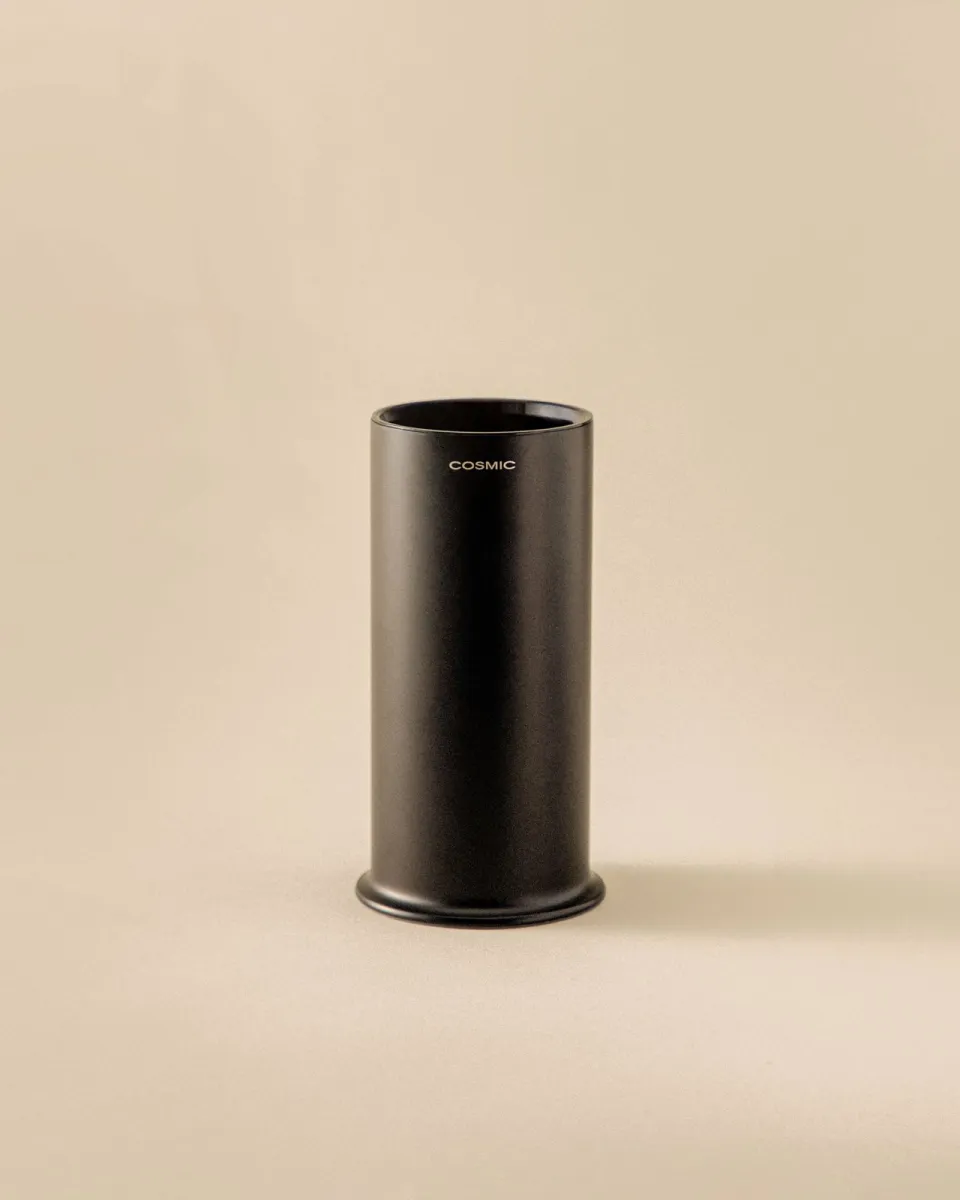 Cosmic geyser free standing brush holder