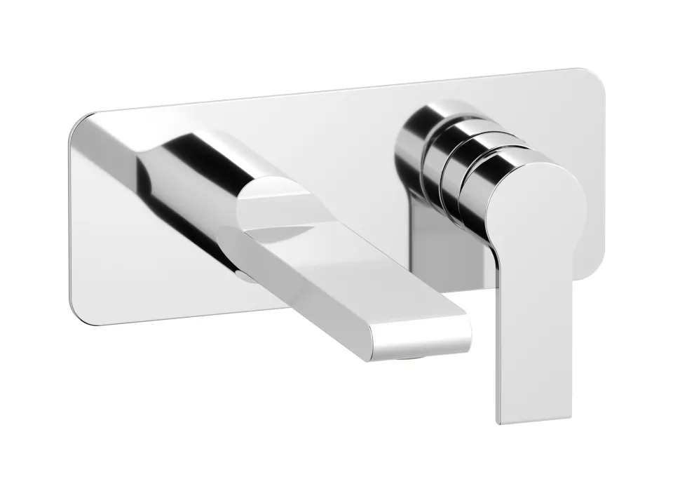 whynot? wall mounted washbasin mixer complete with drain